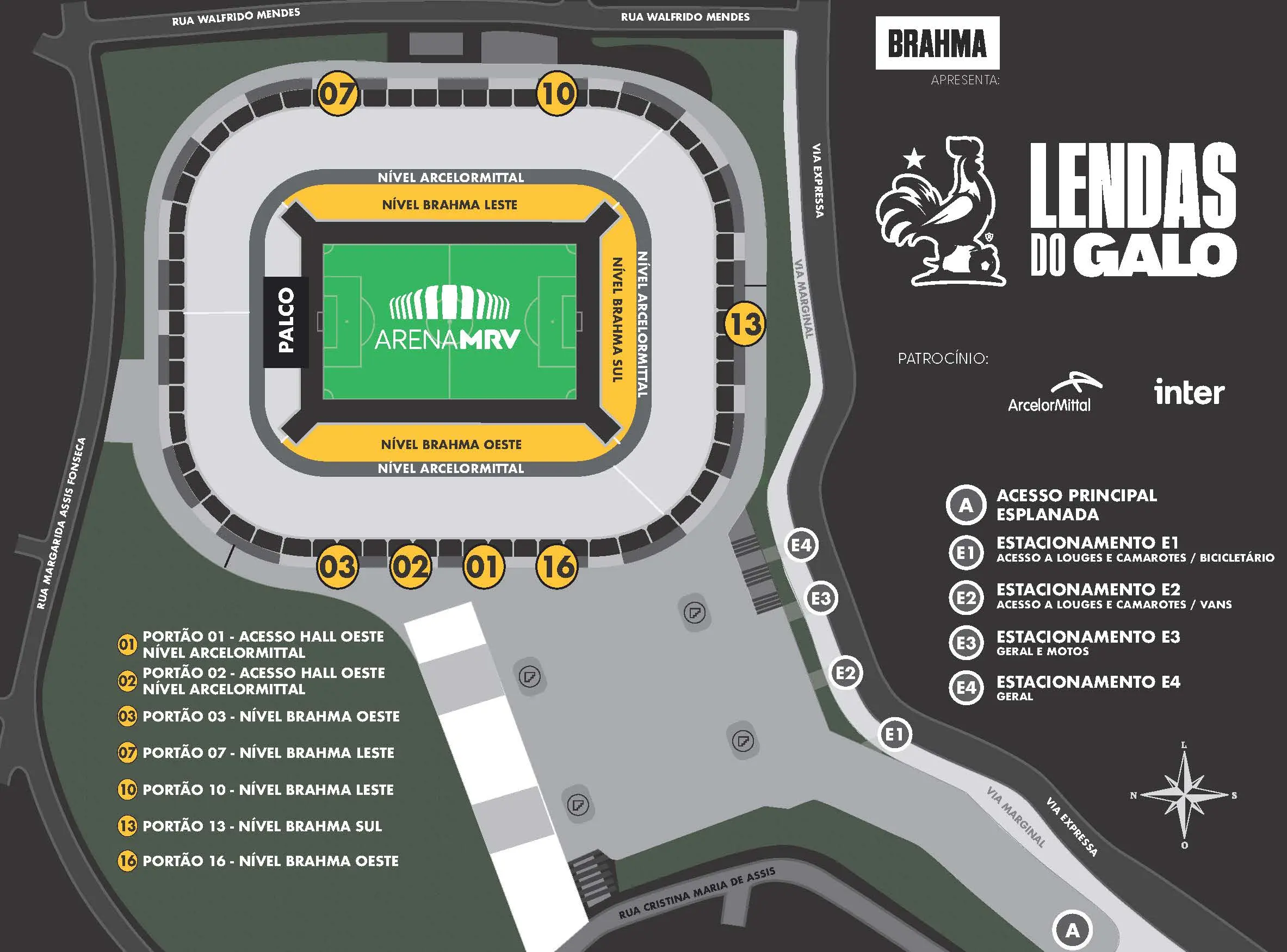 Primeiro jogo oficial na Arena MRV! Compre seu ingresso para Galo